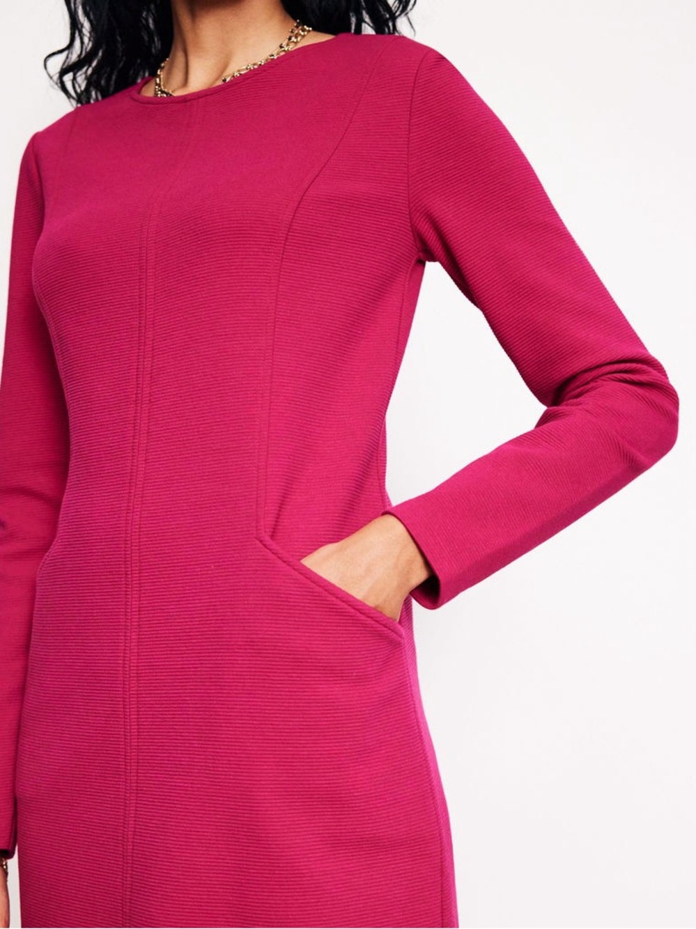 Boden Ellen Ottoman Dress sz 10L - Picture 3 of 7